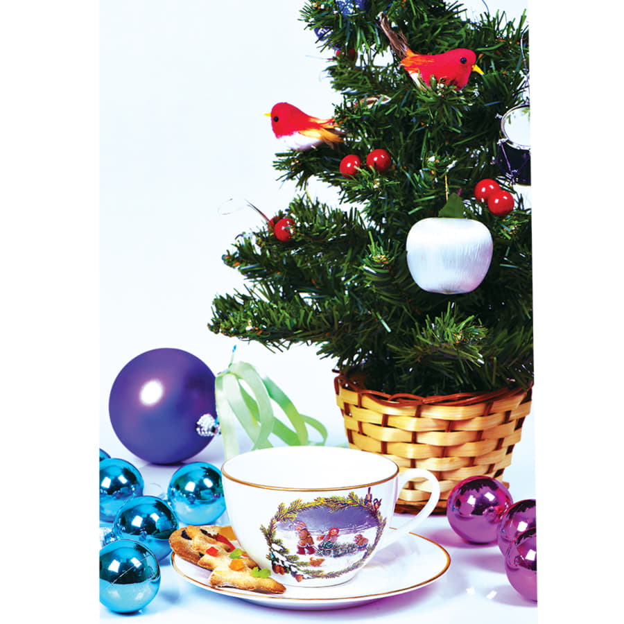 Чайная пара "Goldi" в подарочной упаковке, белый-1