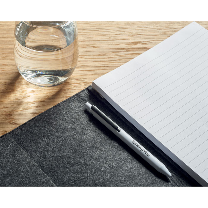 Папка A4 из RPET, каменный серый-3