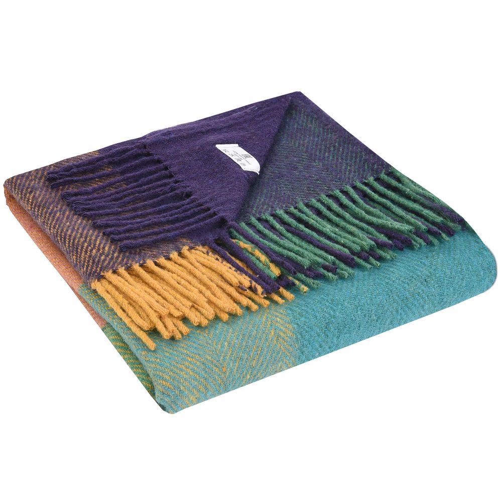 Плед Mumbai, фиолетовый с бирюзовым-2