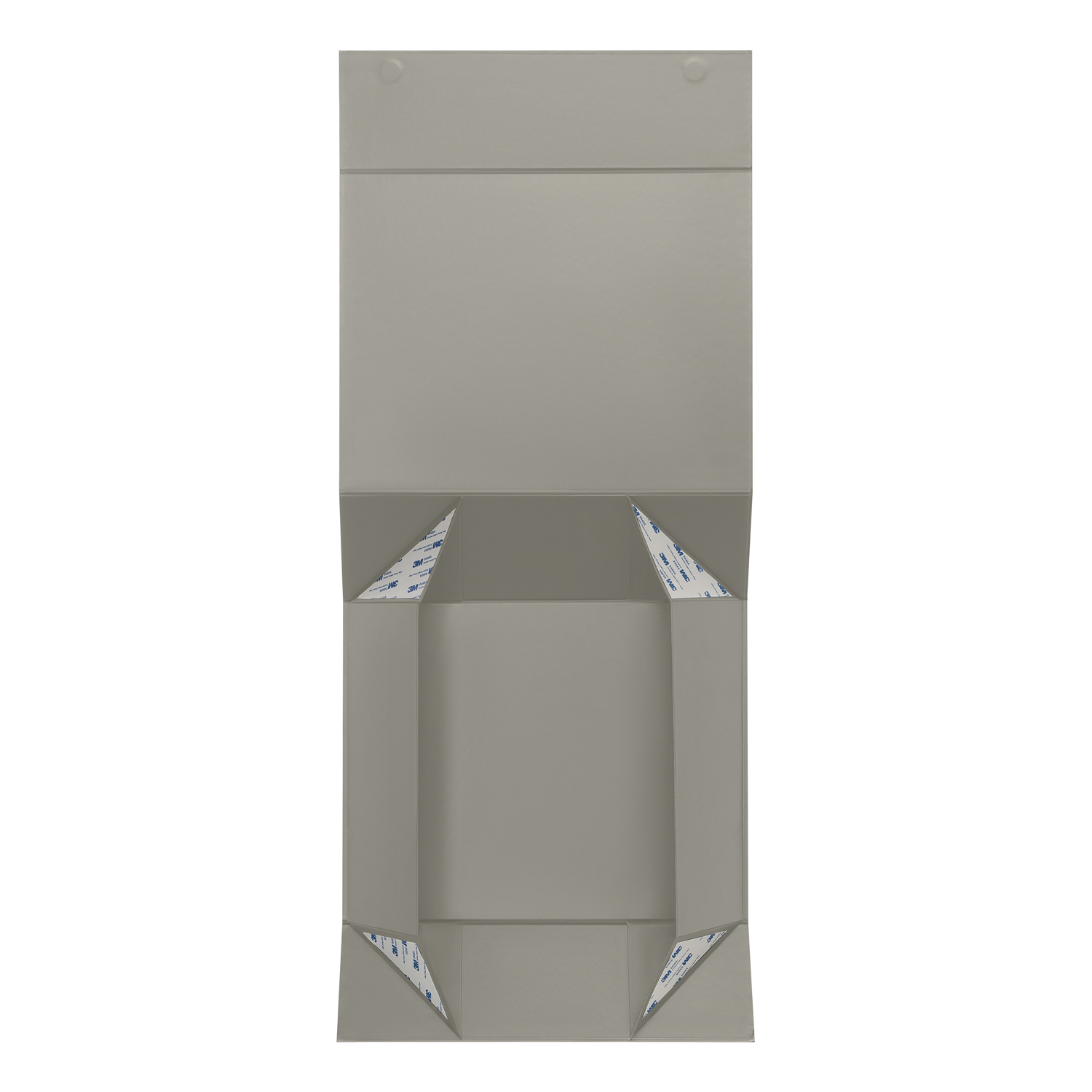 Подарочная коробка-трансформер большая, серая-3