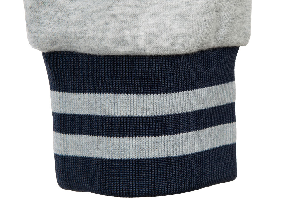 Бомбер Oxford, темно-синий/серый меланж, унисекс-12