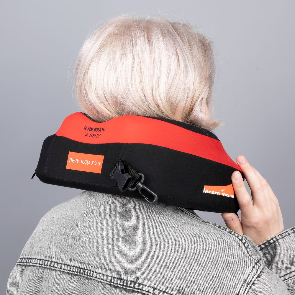 Дорожная подушка Piligrim, серая-9