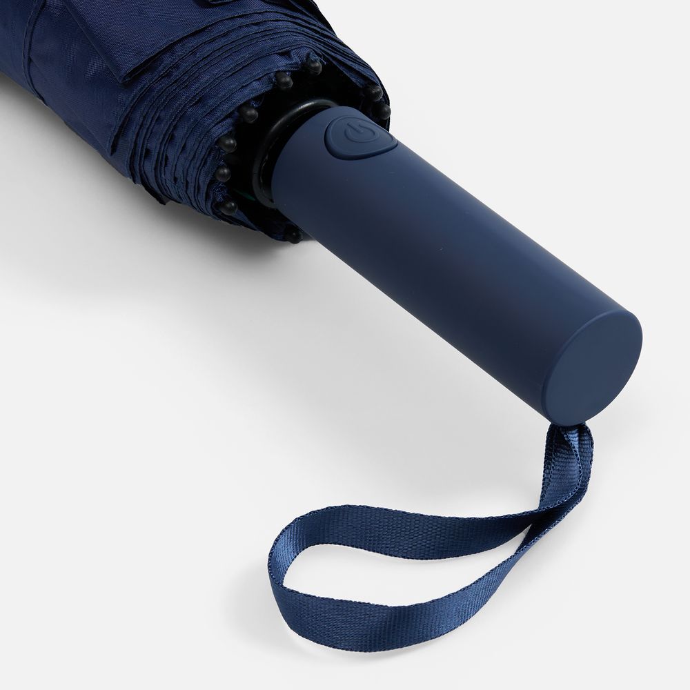 Зонт складной с УФ-защитой Ribstar, темно-синий-2