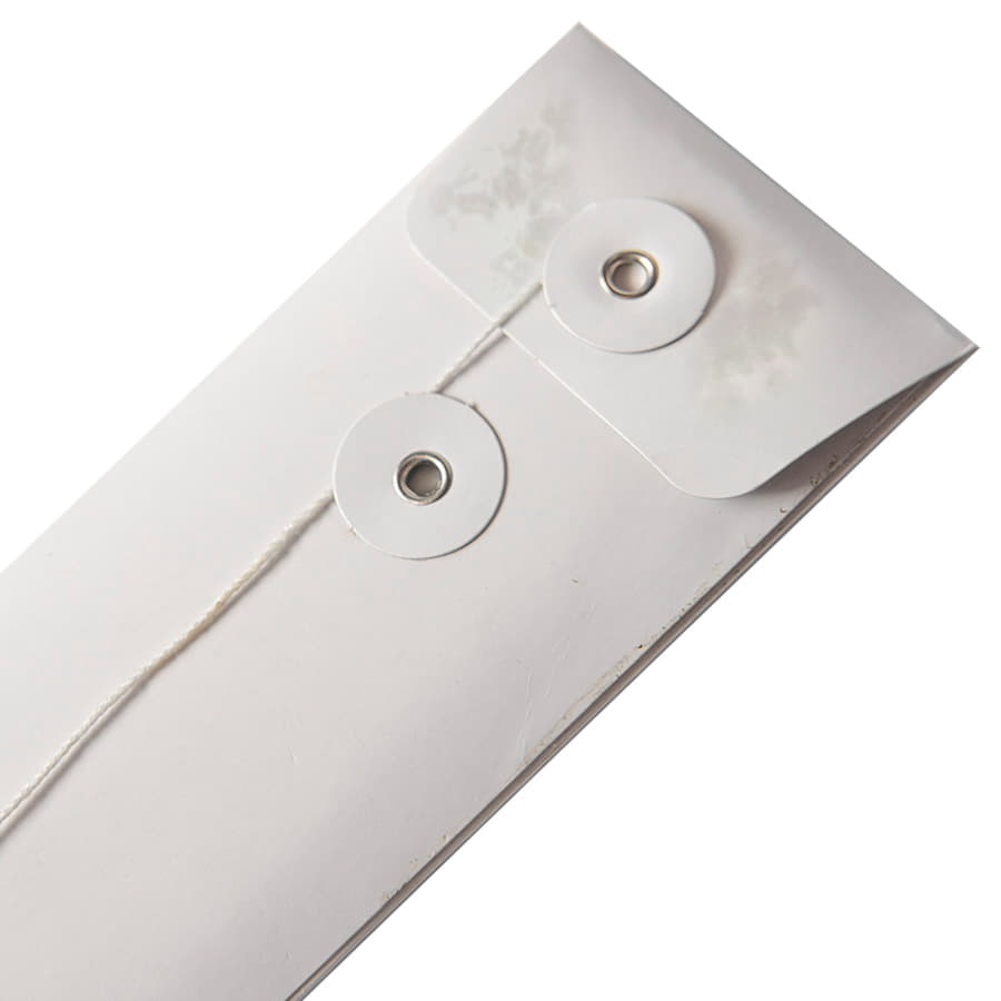 Набор "Desk":карандаш простой с ластиком (3шт.) и линейка в чехле, белый-3