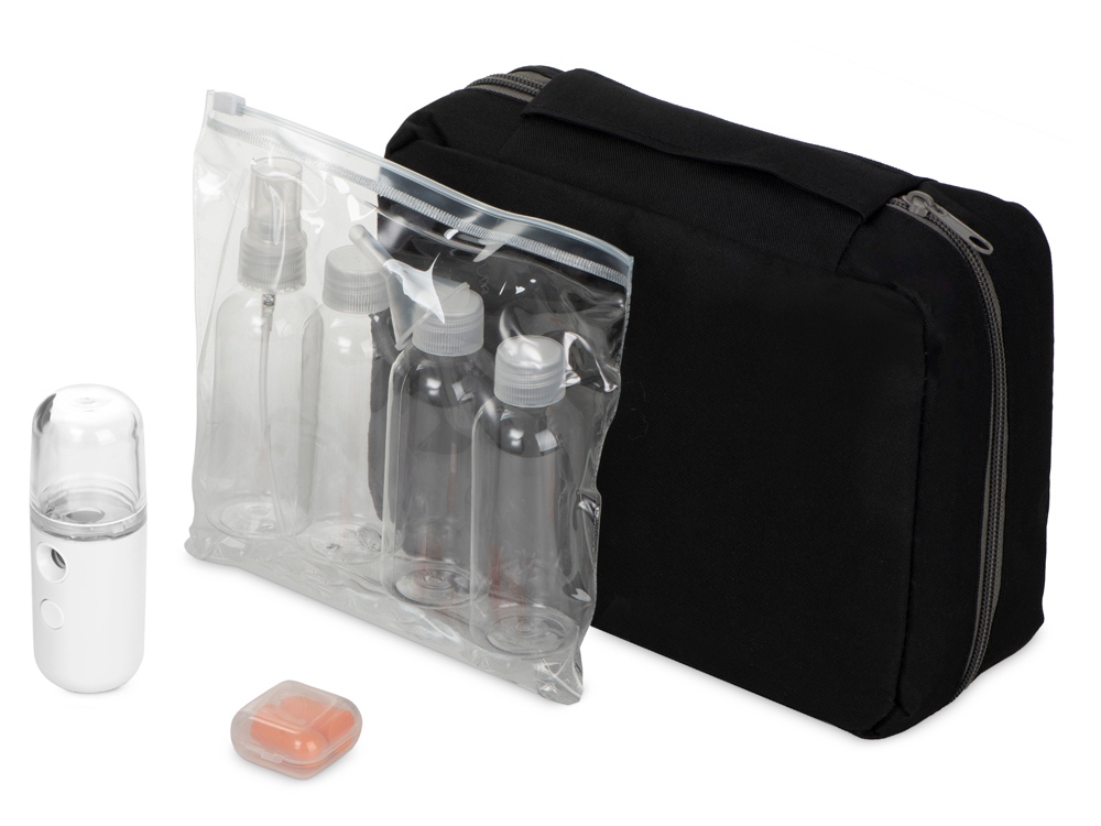 Набор для путешествий Fly away, черный-0