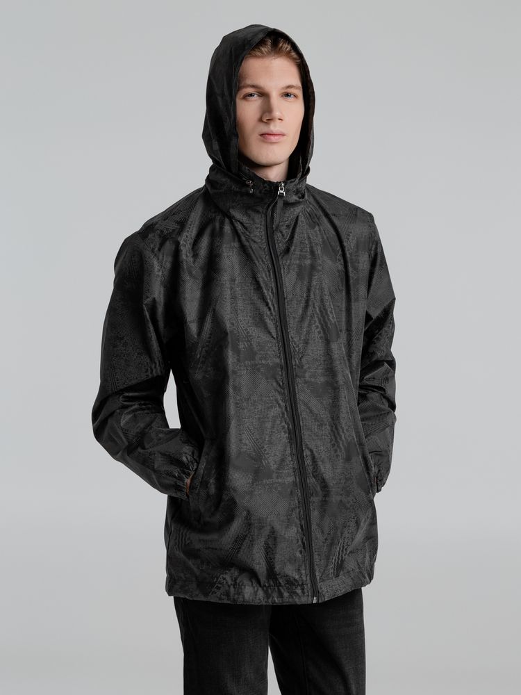 Ветровка светоотражающая Finvind, темно-серая-7