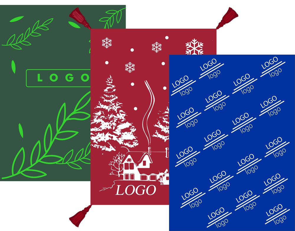 Плед на заказ Tricksy Net, 2 цвета, М, акрил-0