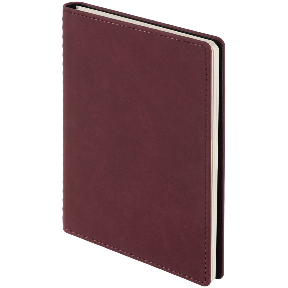 Ежедневник Spring Urban на заказ, недатированный, бордовый-0