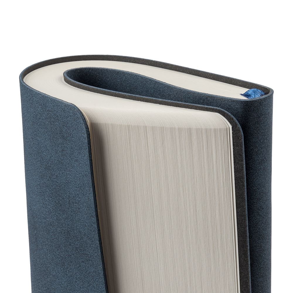 Ежедневник Nubuk, недатированный, синий-4