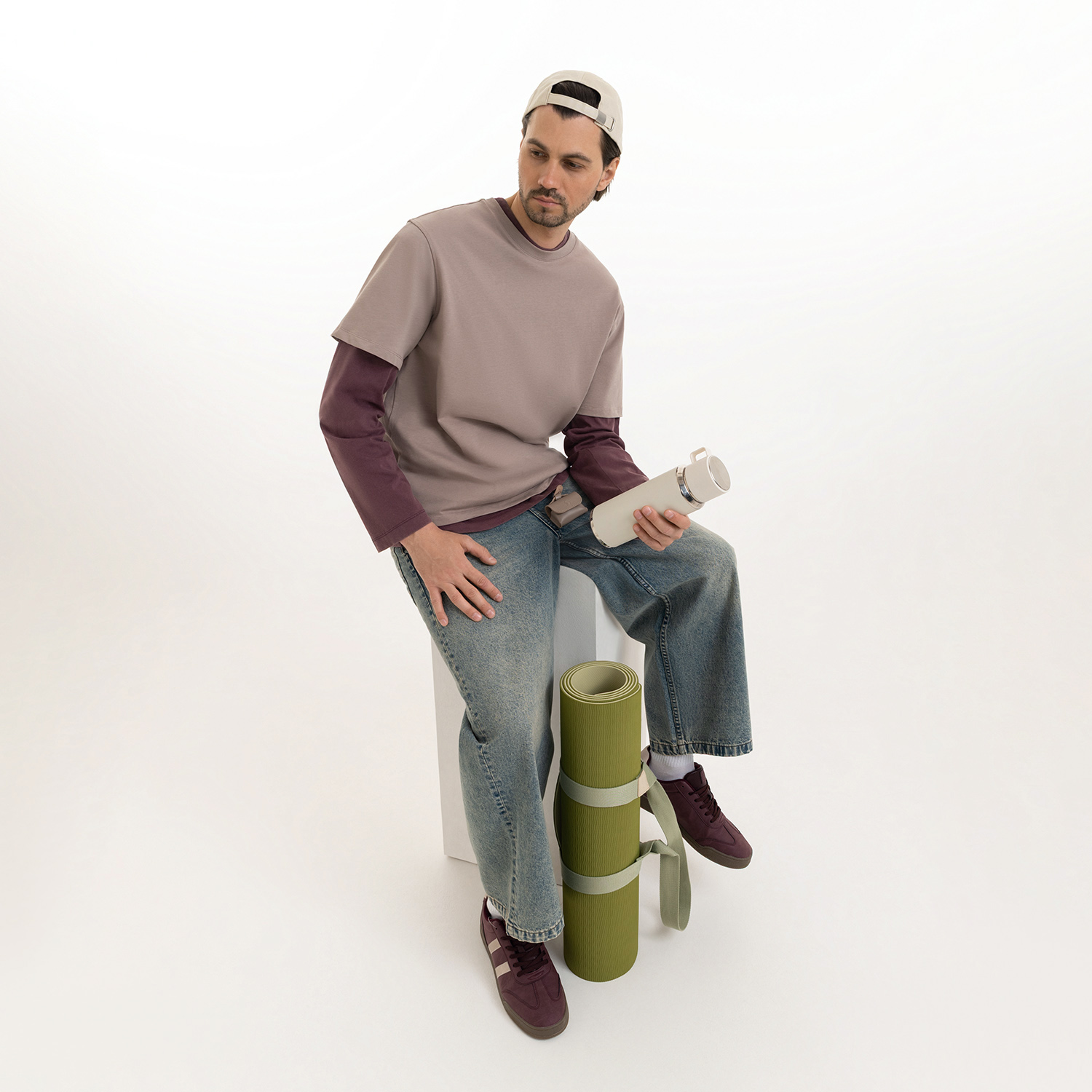 Термос Осло (Oslo), бежевый-10