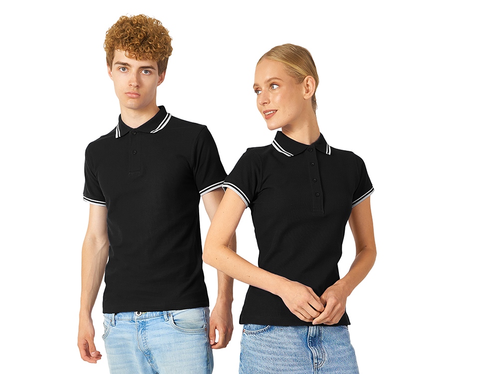 Рубашка поло Erie женская, черный-4