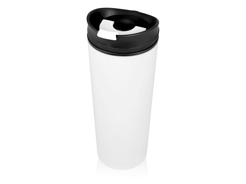 Термокружка Brite 500мл, белый/черный-0