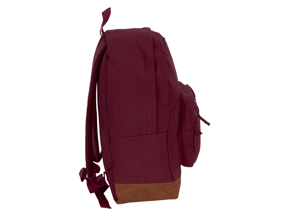 Рюкзак Shammy с эко-замшей для ноутбука 15, бордовый-4