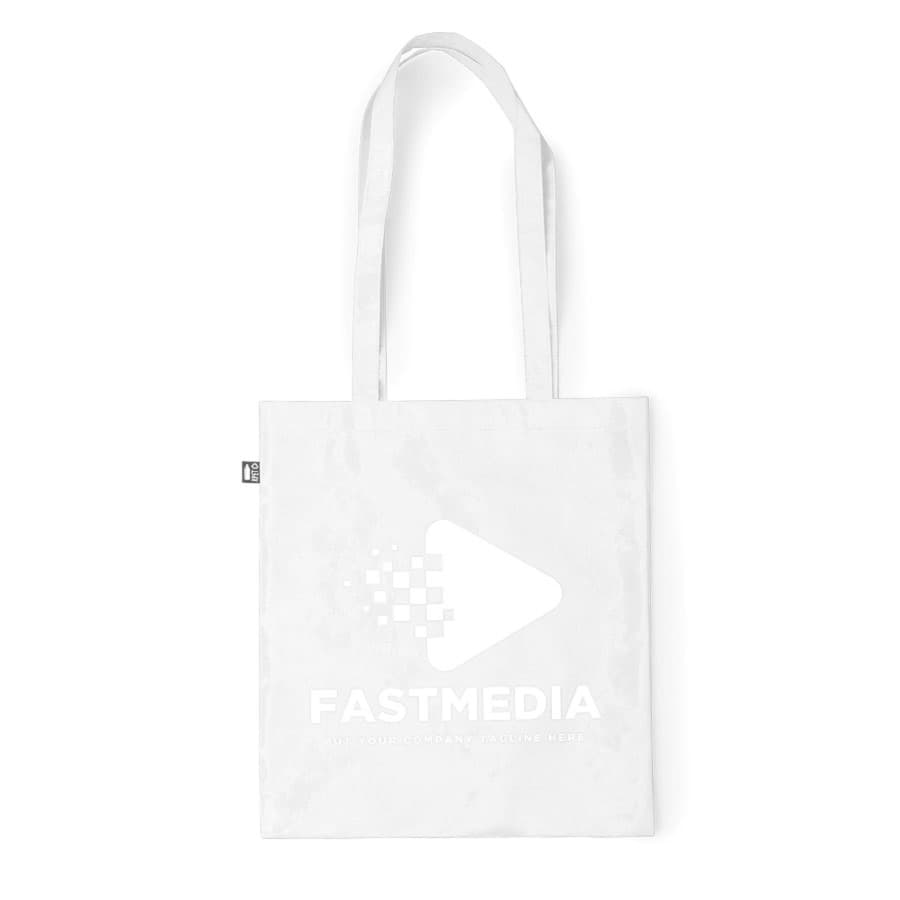 Сумка для покупок FRILEND из rPET/рециклированного полиэстера, белый-1