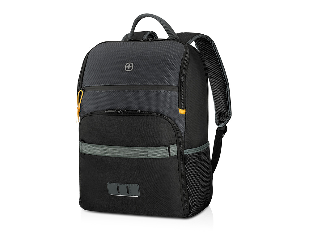 Рюкзак WENGER Move 16, чёрный, переработанный ПЭТ, 33 x 19 x 44 см, 22 л-0