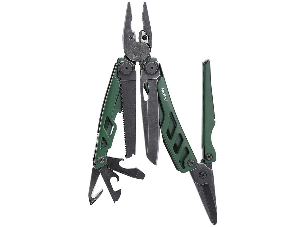 Мультитул Nextool Flagship Pro, 16 функций, зеленый (NE20278)-1