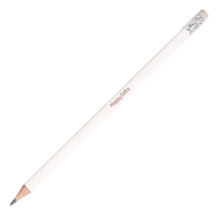 Карандаш чернографитный трехгранный TRINITY, белый-5