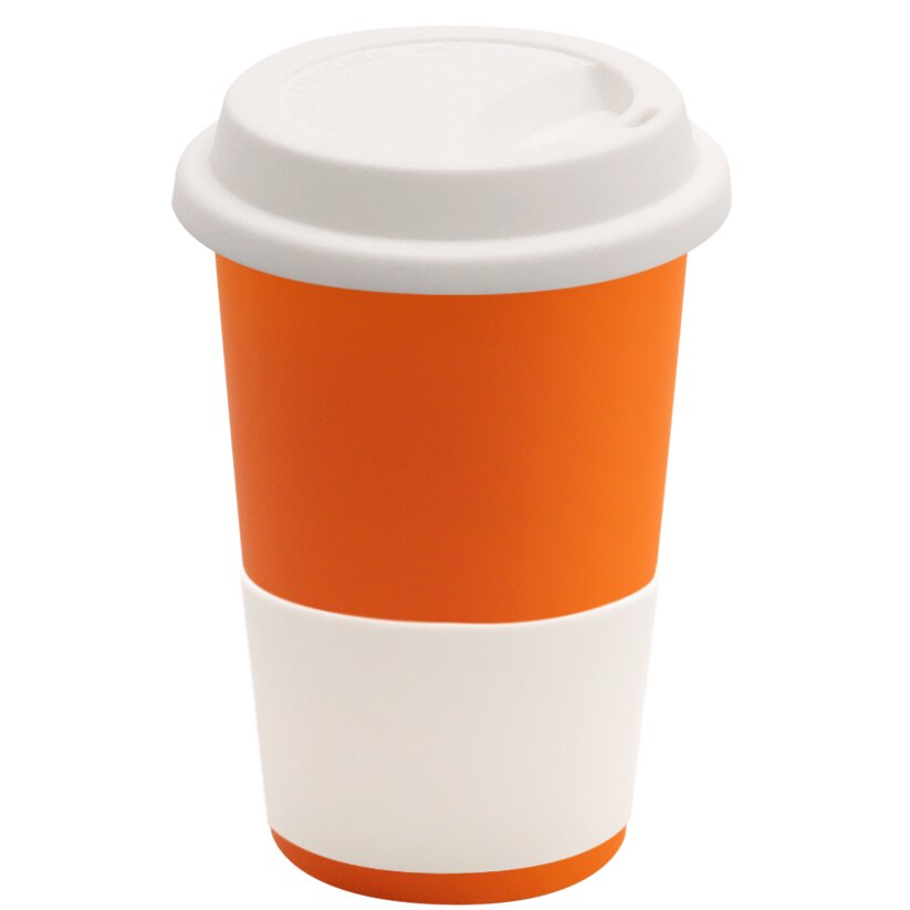 Кружка Magic To Go, Оранжевый/Белый-0