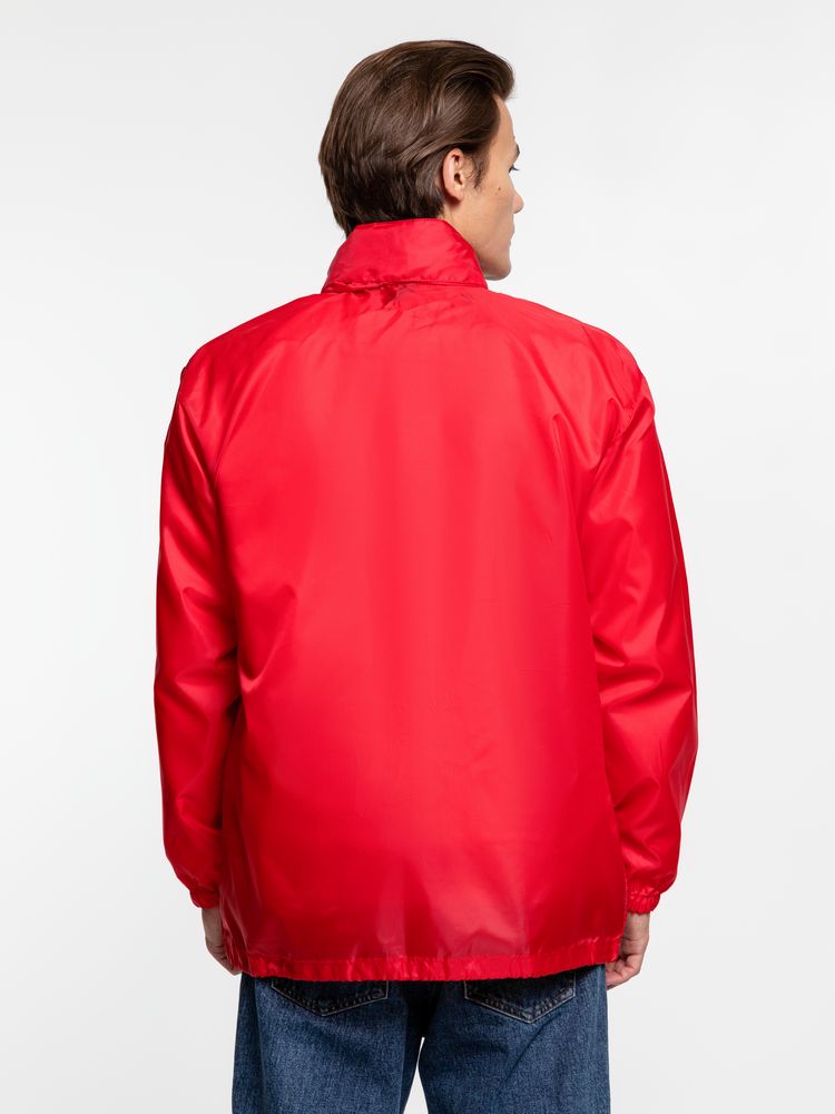 Ветровка унисекс Shift, красная-5