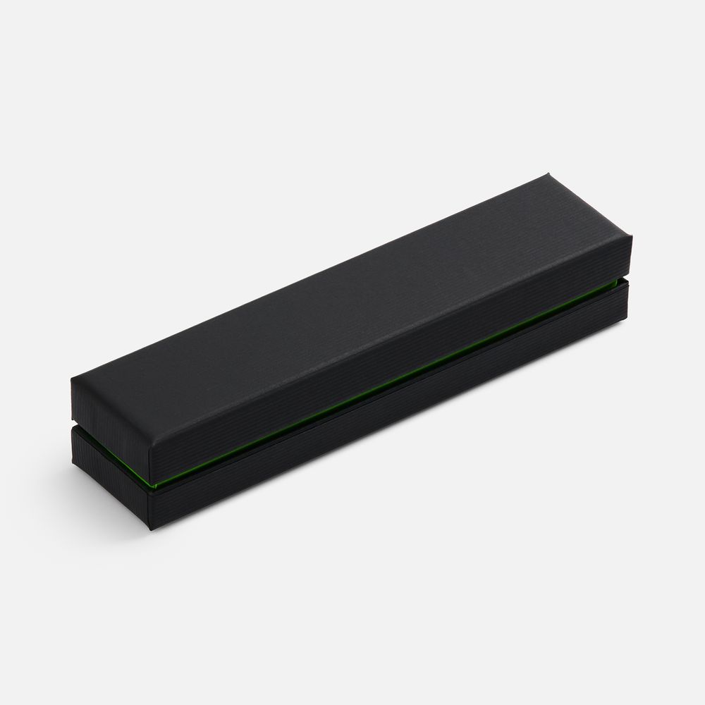 Ручка шариковая Inkolor в футляре, черная с фиолетовым-2