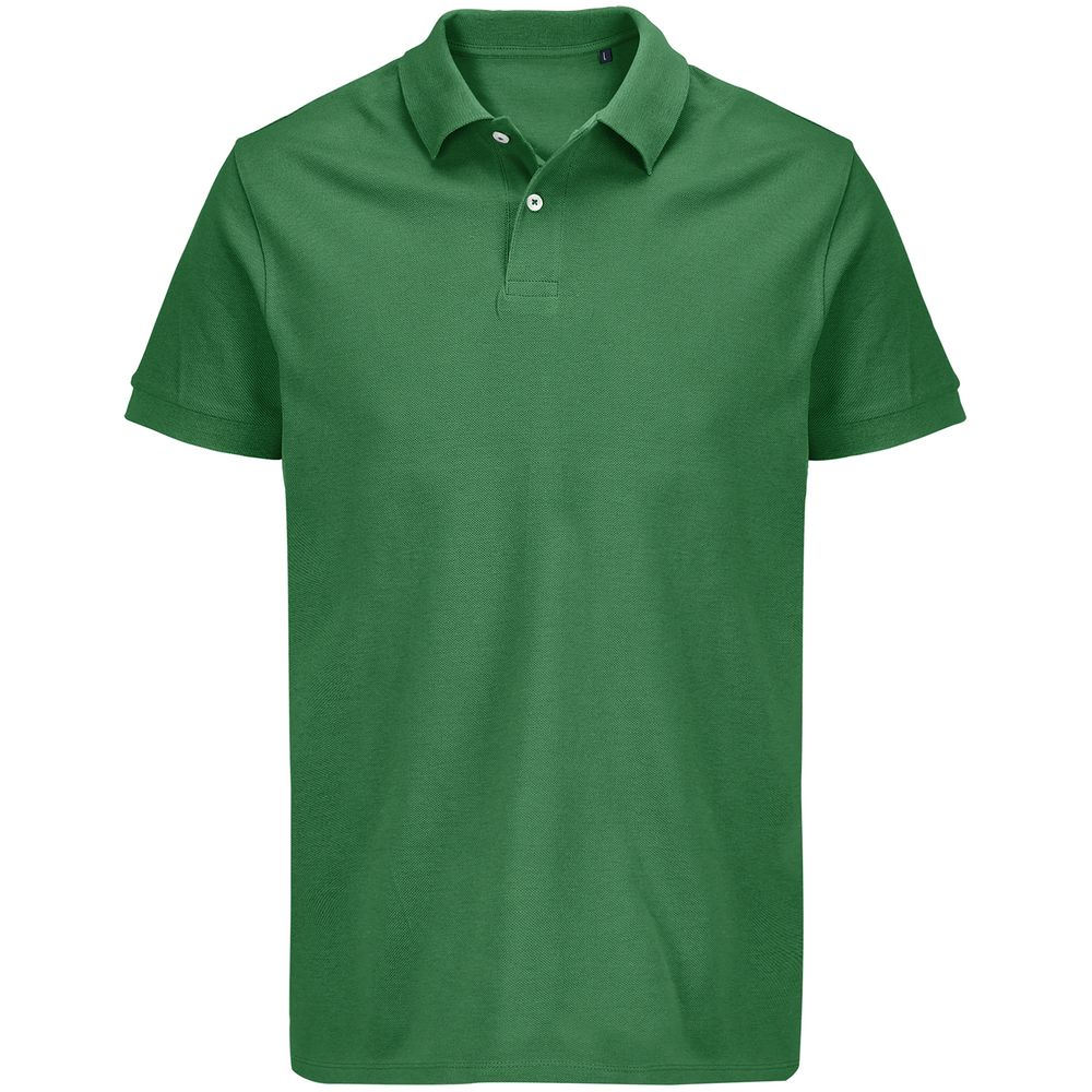 Рубашка поло унисекс Pacific, ярко-зеленая-0