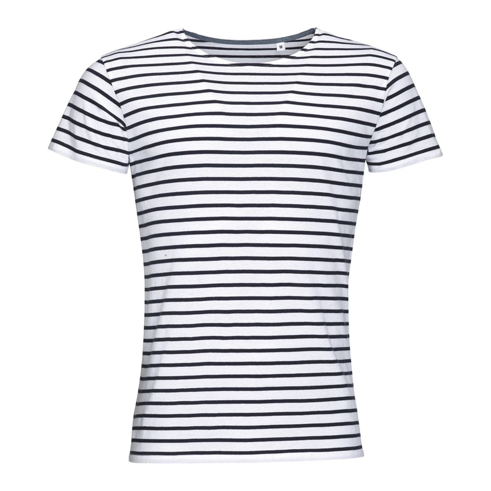 Футболка Miles Men белая с темно-синим-1