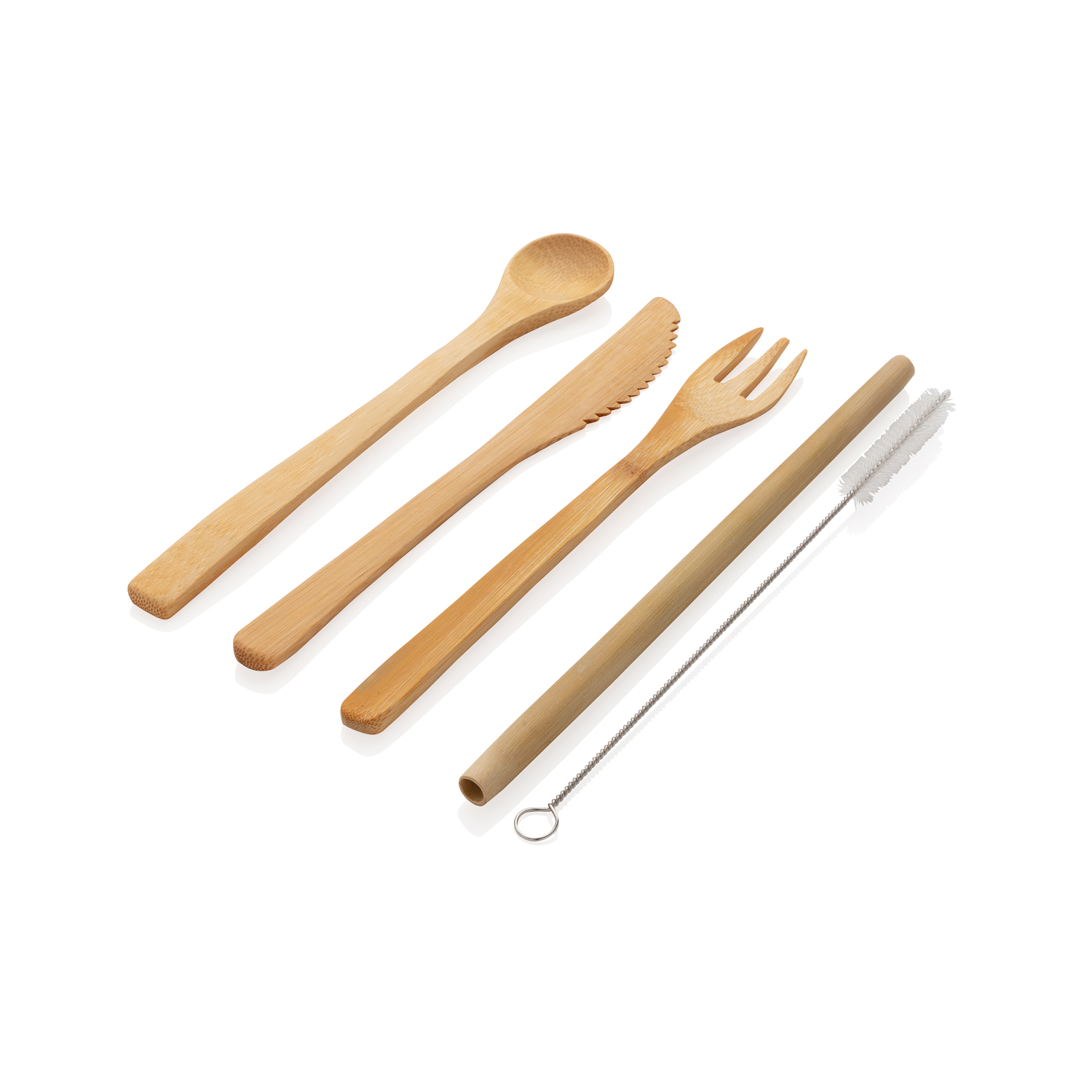 Многоразовый эко-набор столовых приборов Bamboo-6