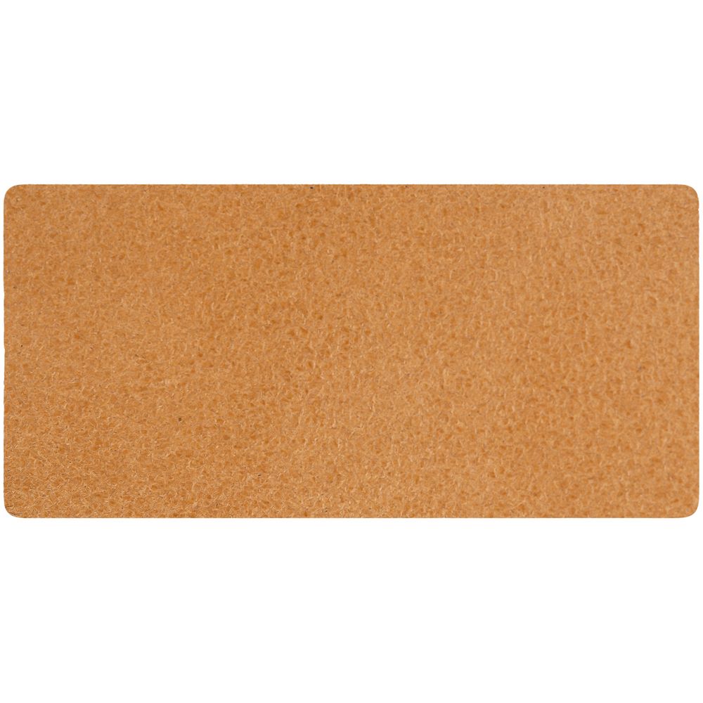 Лейбл кожаный Tuken, S, бежевый-0