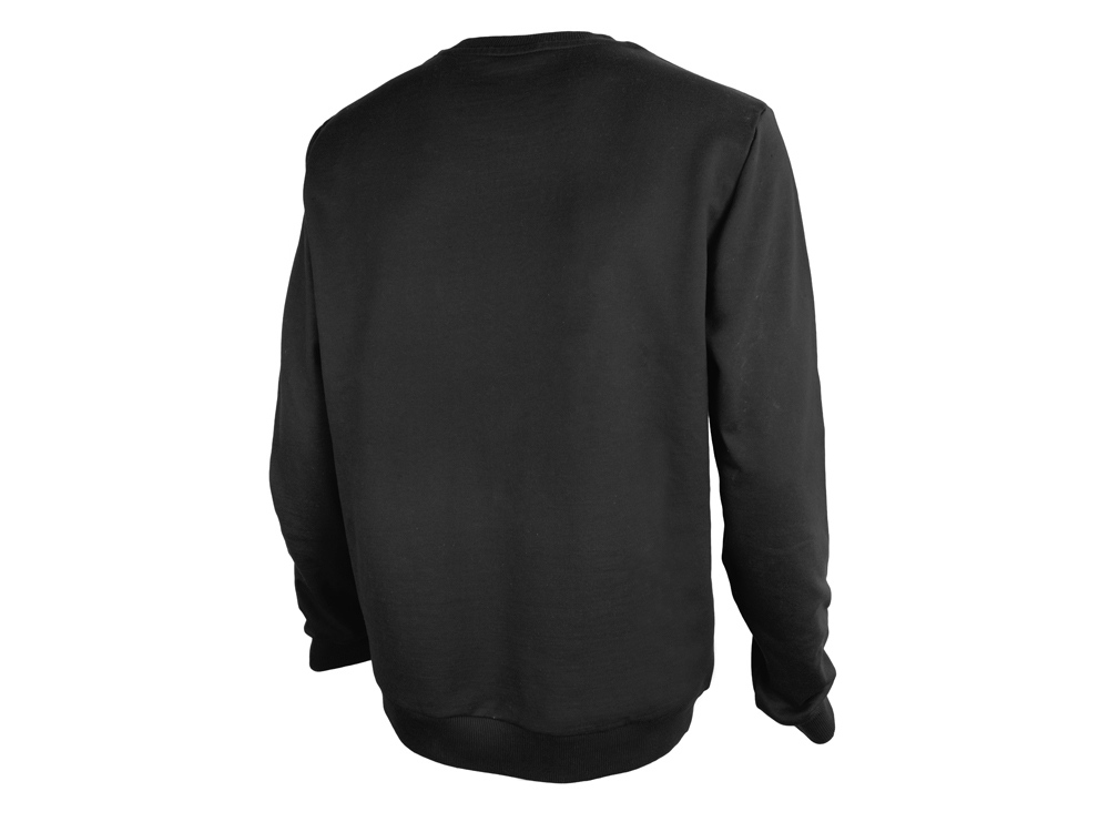 Свитшот Motion унисекс с начесом, черный-7