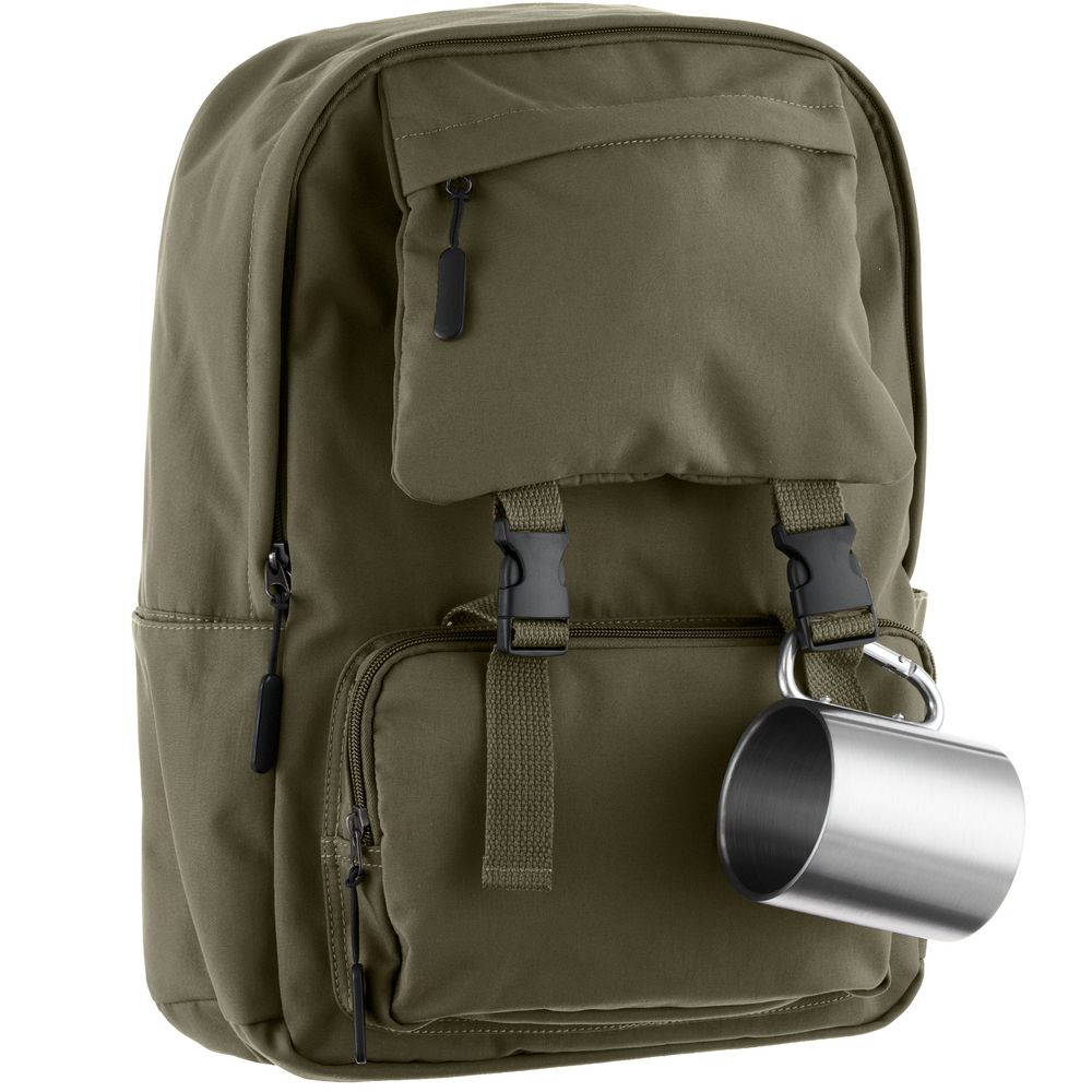 Кружка Trek, с серебристой ручкой-карабином-4