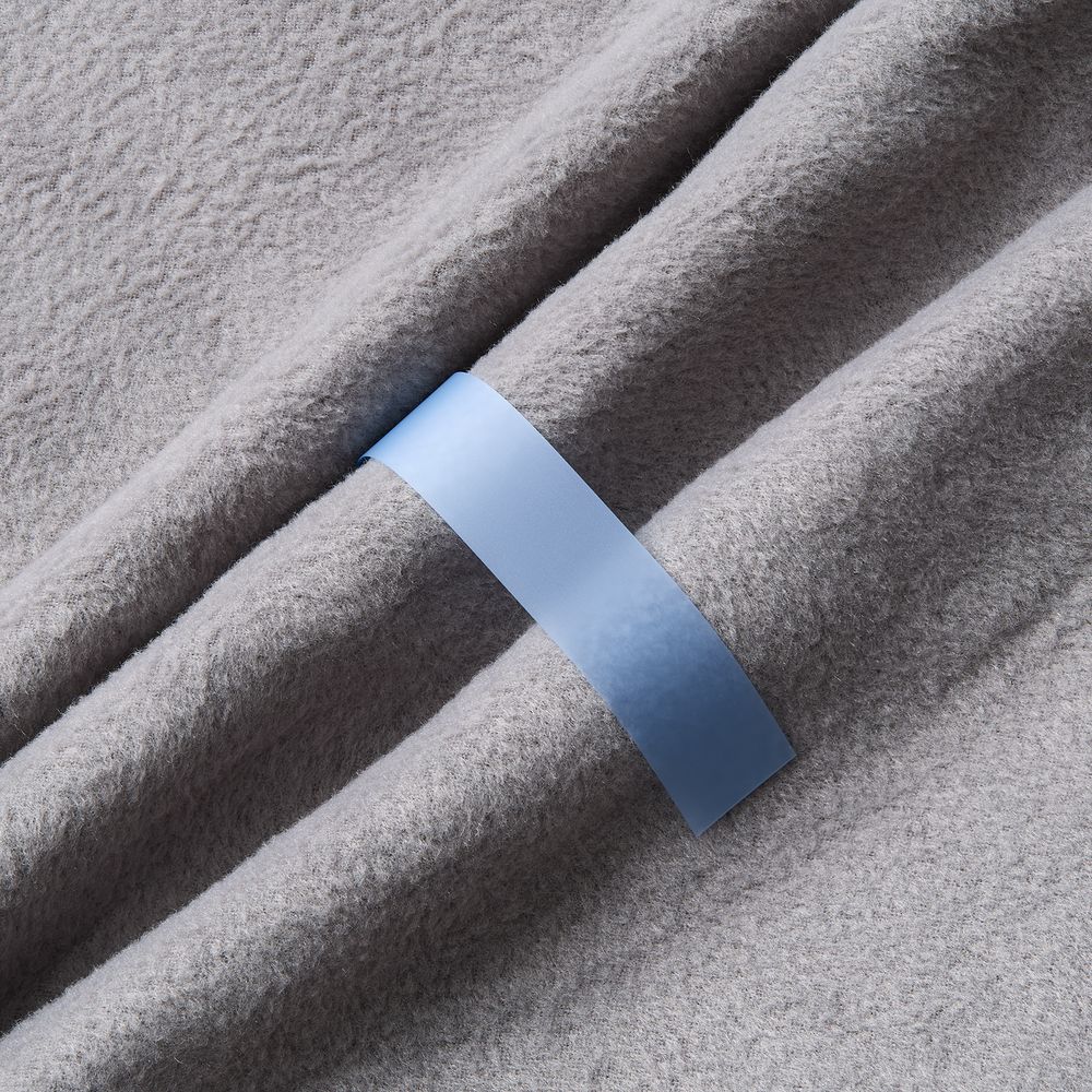 Лента силиконовая Biguna 20 S, прозрачная голубая, 20 см-1