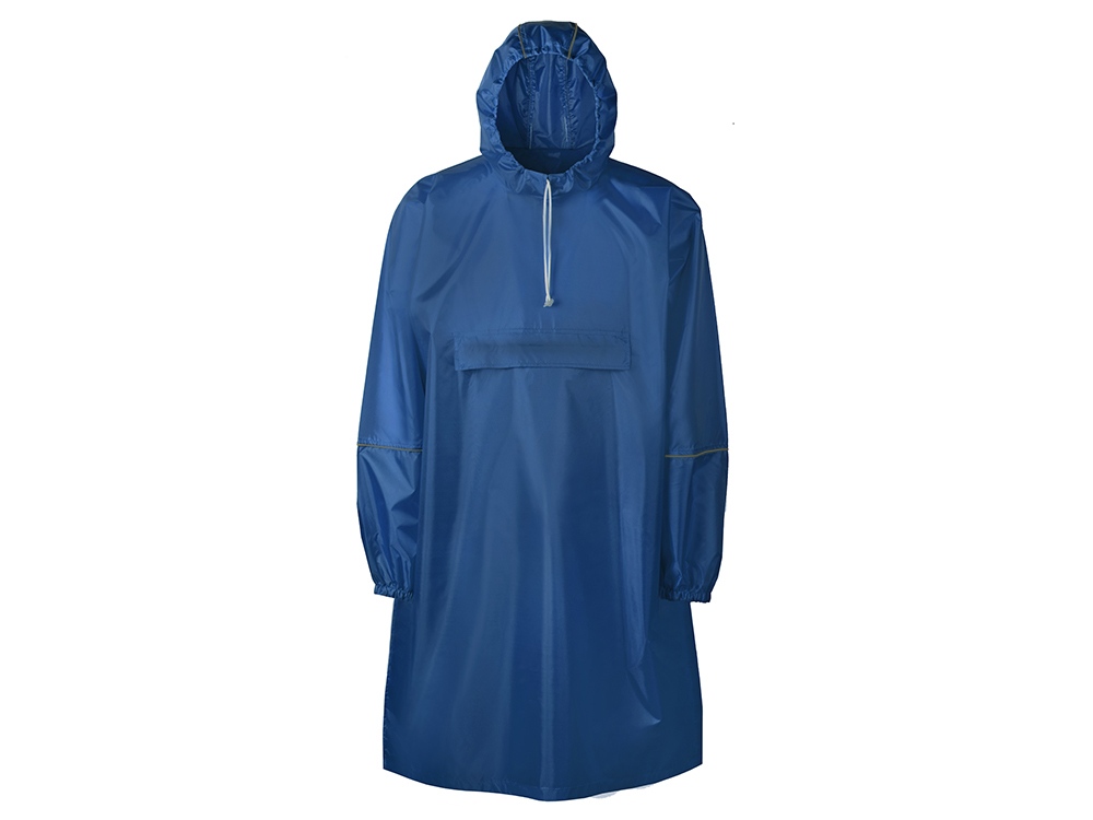 Дождевик - пончо Galaxy со светоотражающими элементами, классический синий-2
