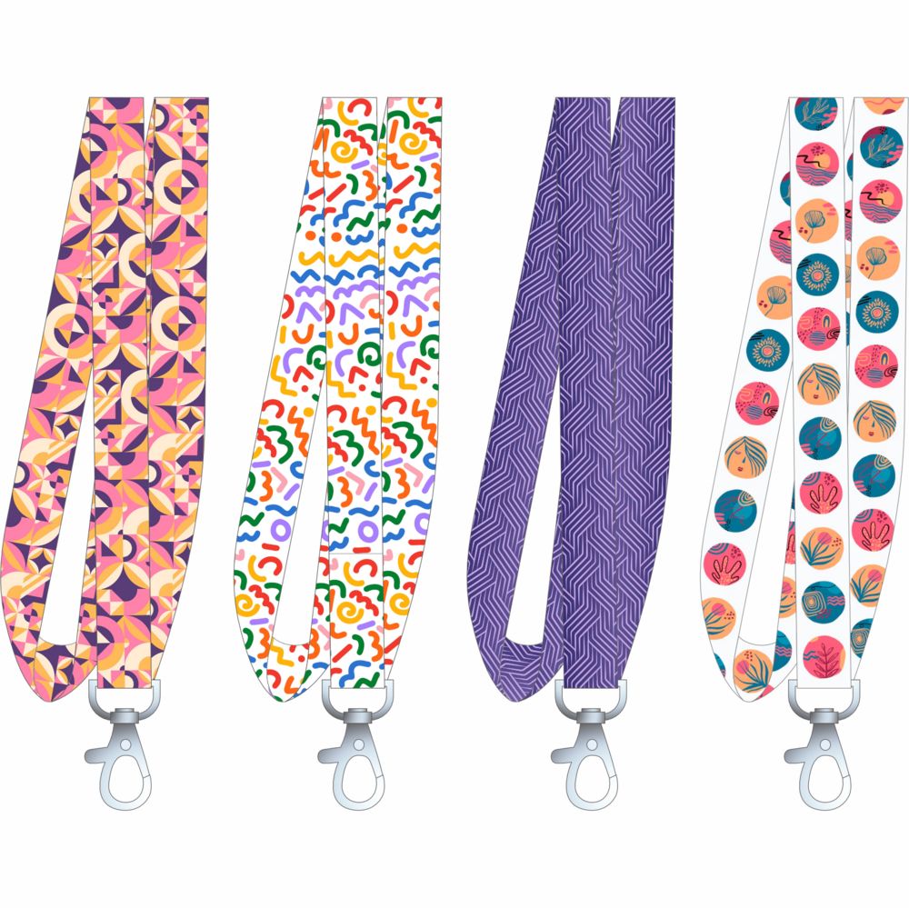 Лента для бейджа с карабином TapePrint на заказ-0