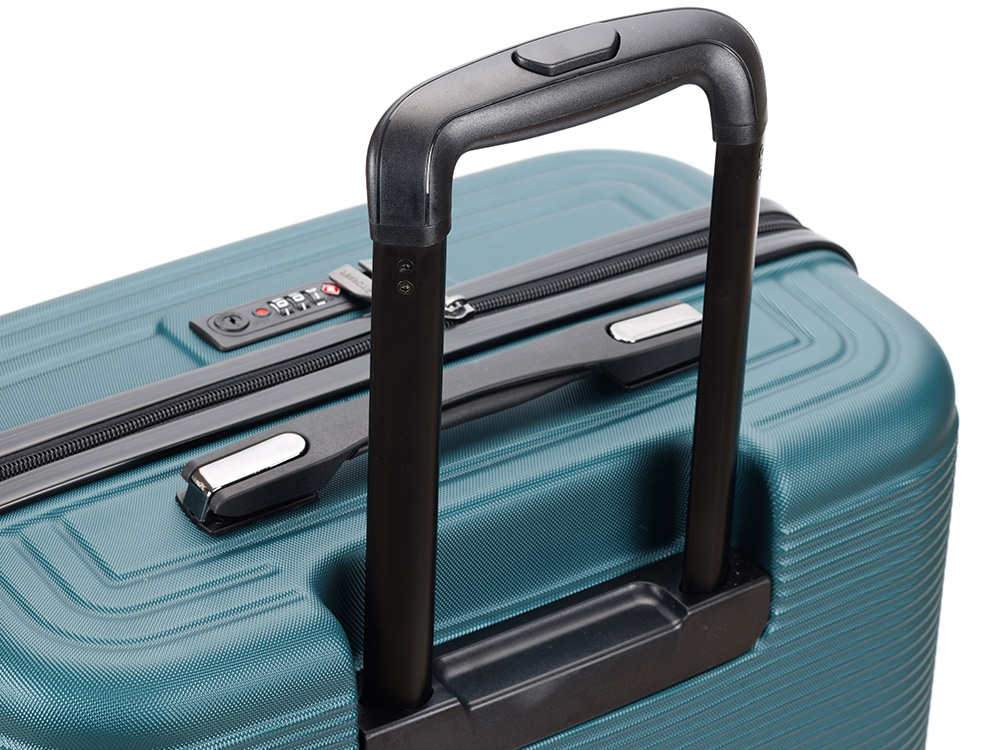 Чемодан TORBER Onego, зелёный, ABS-пластик, 69,5 х 46 х 26 см, 69 л-5