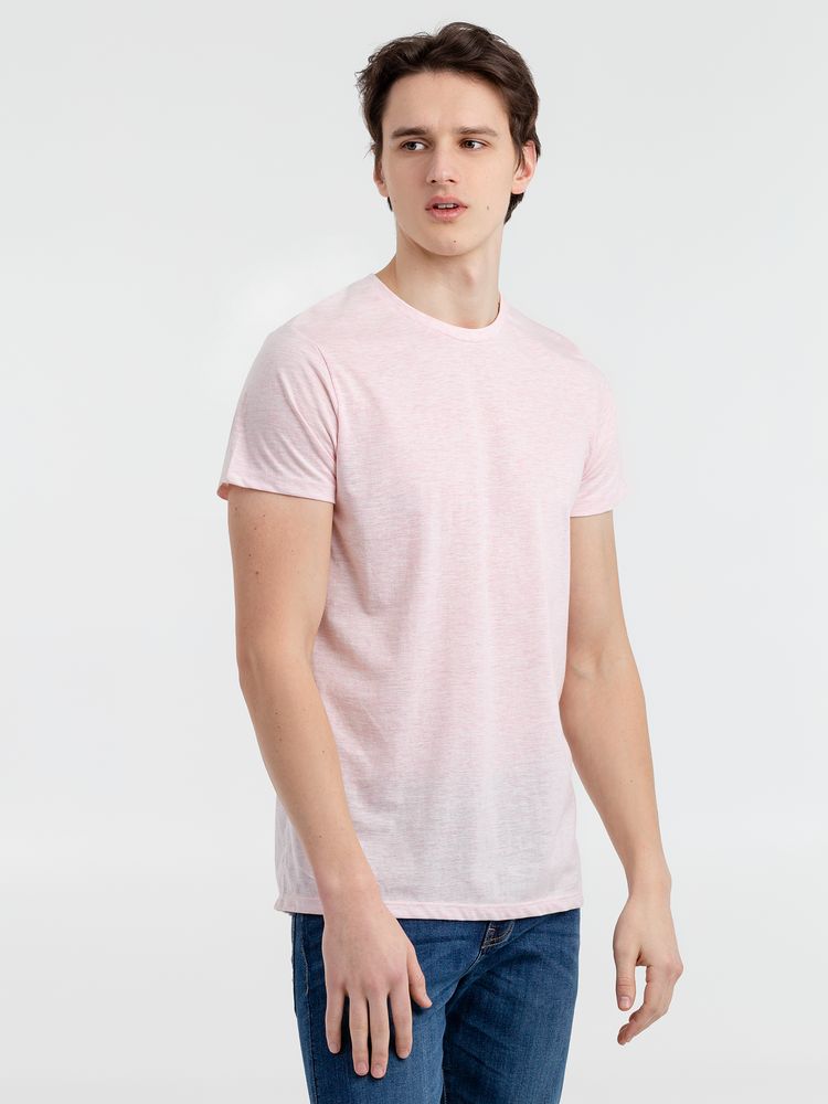 Футболка мужская Regent Fit 150, розовый меланж-1
