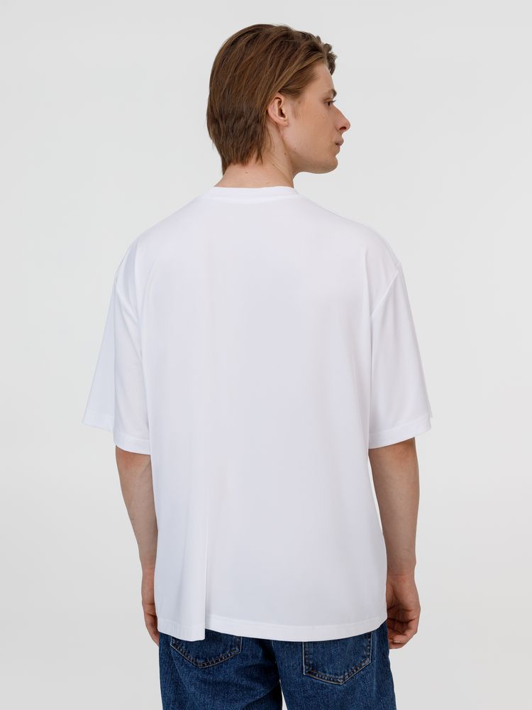 Футболка из бифлекса Morfiss, белая-5