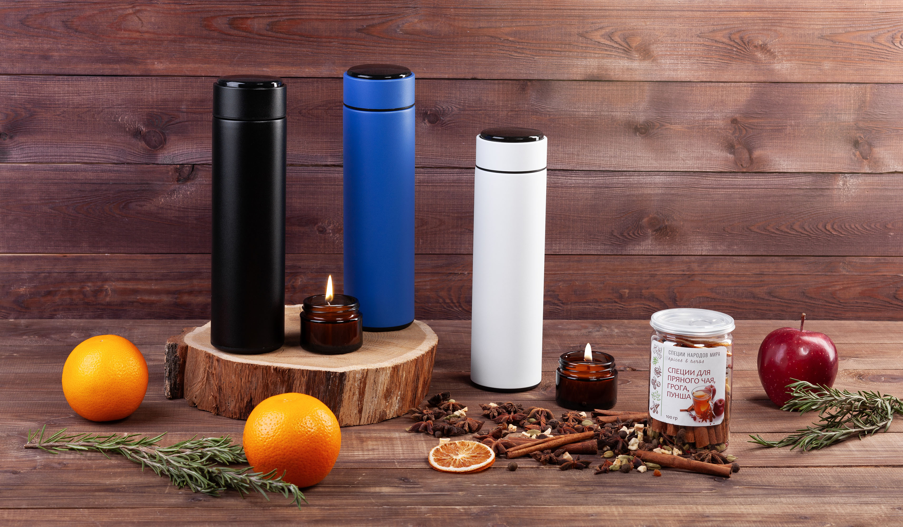 Набор подарочный "Pleasure": термос "Финикс", специи-2