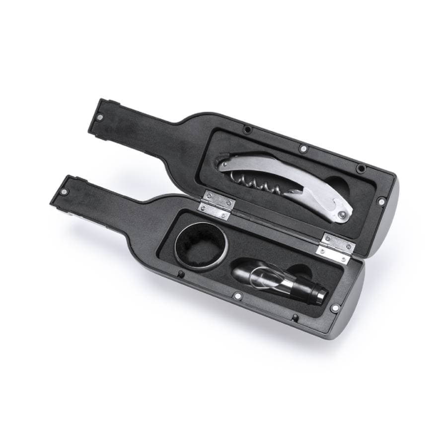 Набор для вина WINESTYLE (3 предмета), черный-3