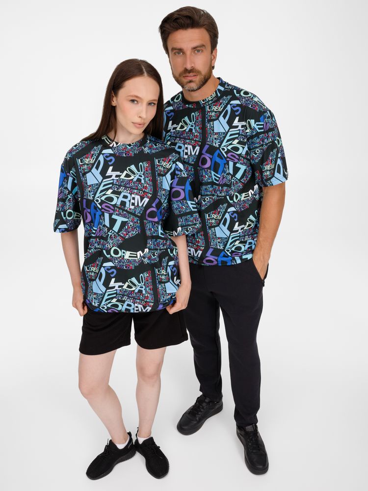 Футболка из бифлекса Morfiss с полной запечаткой на заказ-9