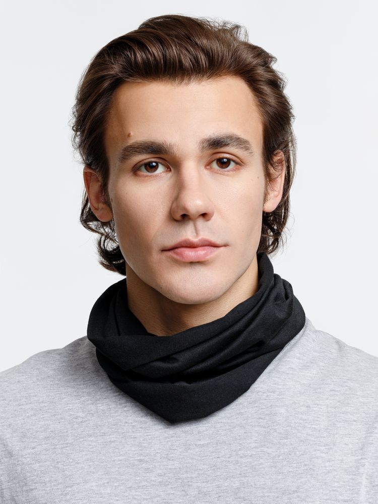 Многофункциональная бандана Dekko, черная-4