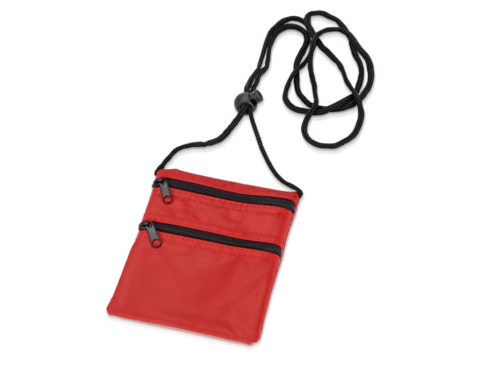 Нагрудный кошелек Путешествие, красный-0