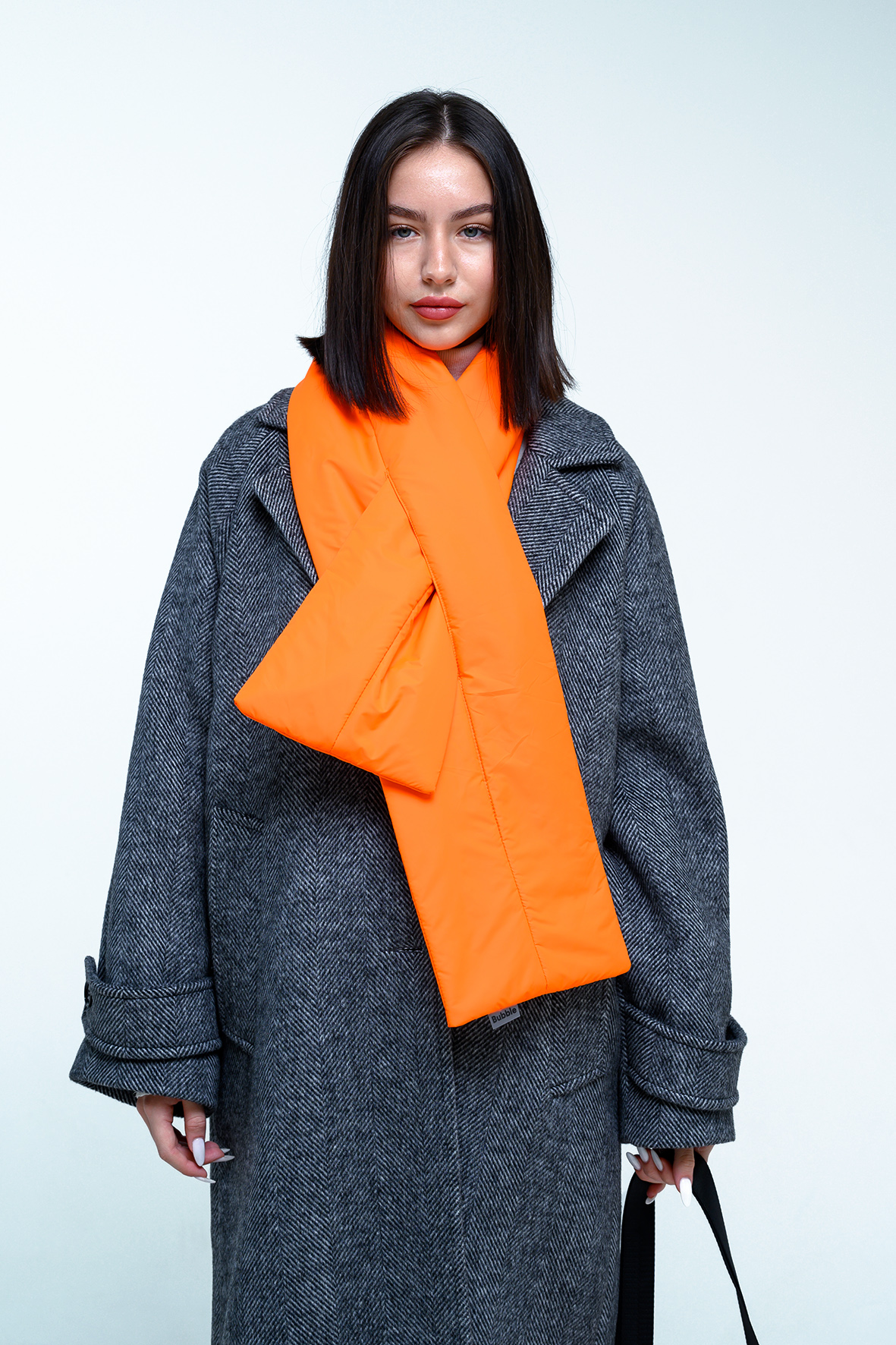 Шарф Bubble (оранжевый)-5