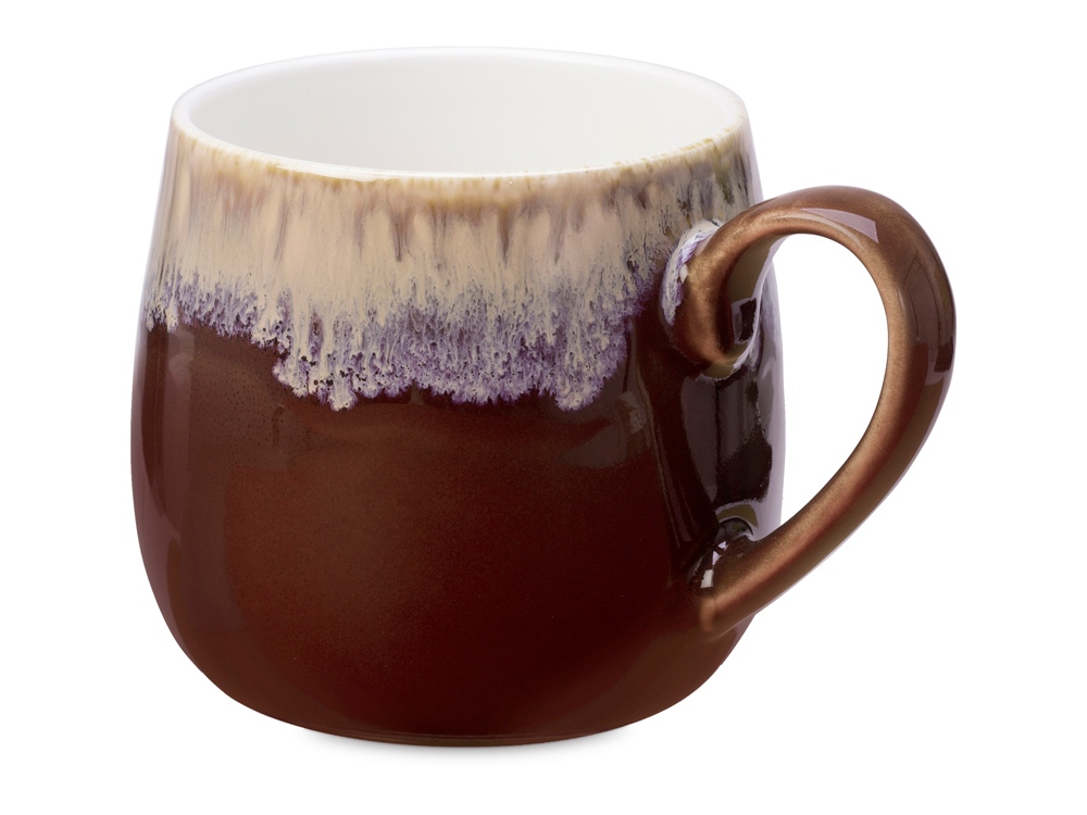 Кружка с вулканическим эффектом по краю Etna, 440 мл, бургунди-0