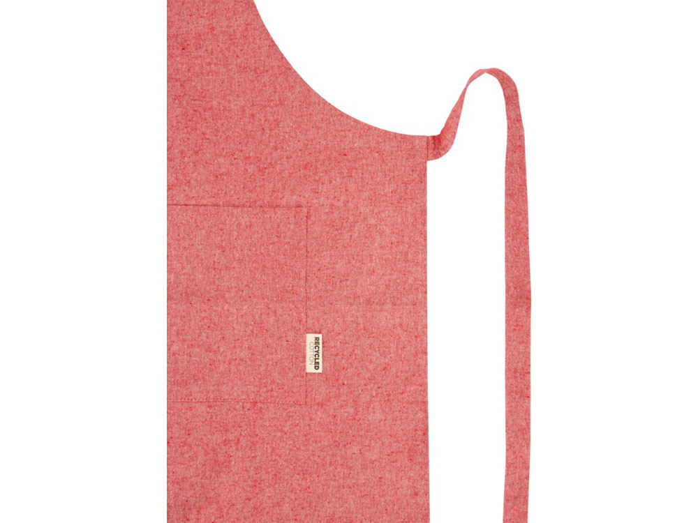 Pheebs 200 g/m2 recycled cotton apron, красный яркий-2
