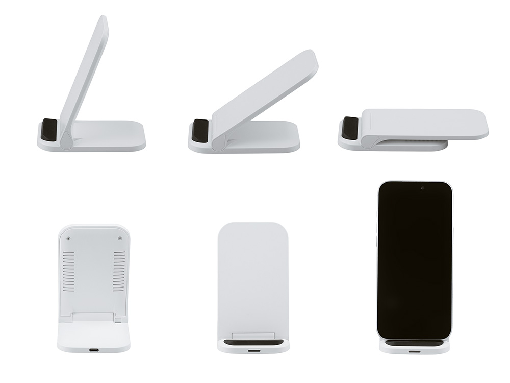 Беспроводное зарядное устройство Foldy, 15 Вт, белый-4