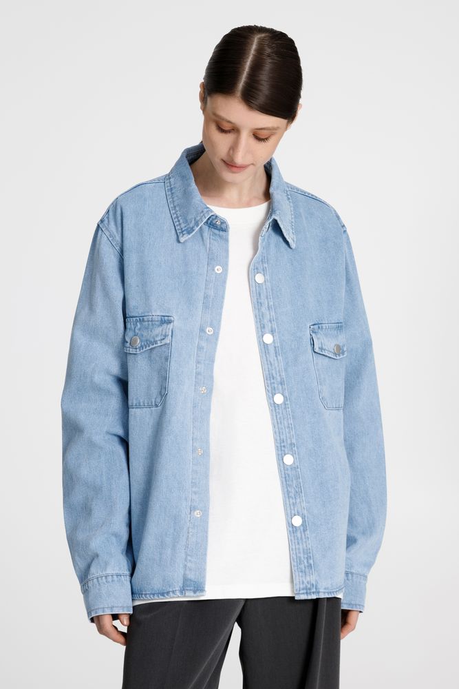 Куртка джинсовая O3, голубая-4