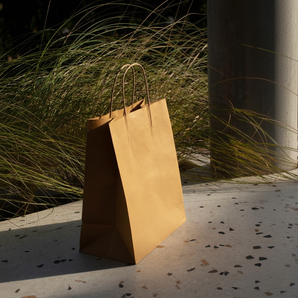 Пакет бумажный HAYA, Бежевый-2