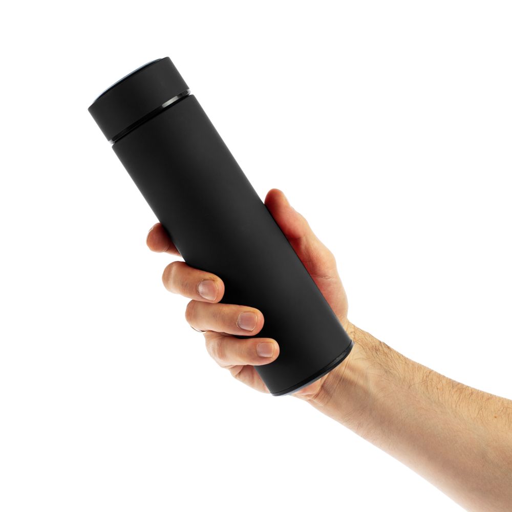 Термос с ситечком Percola, черный-4