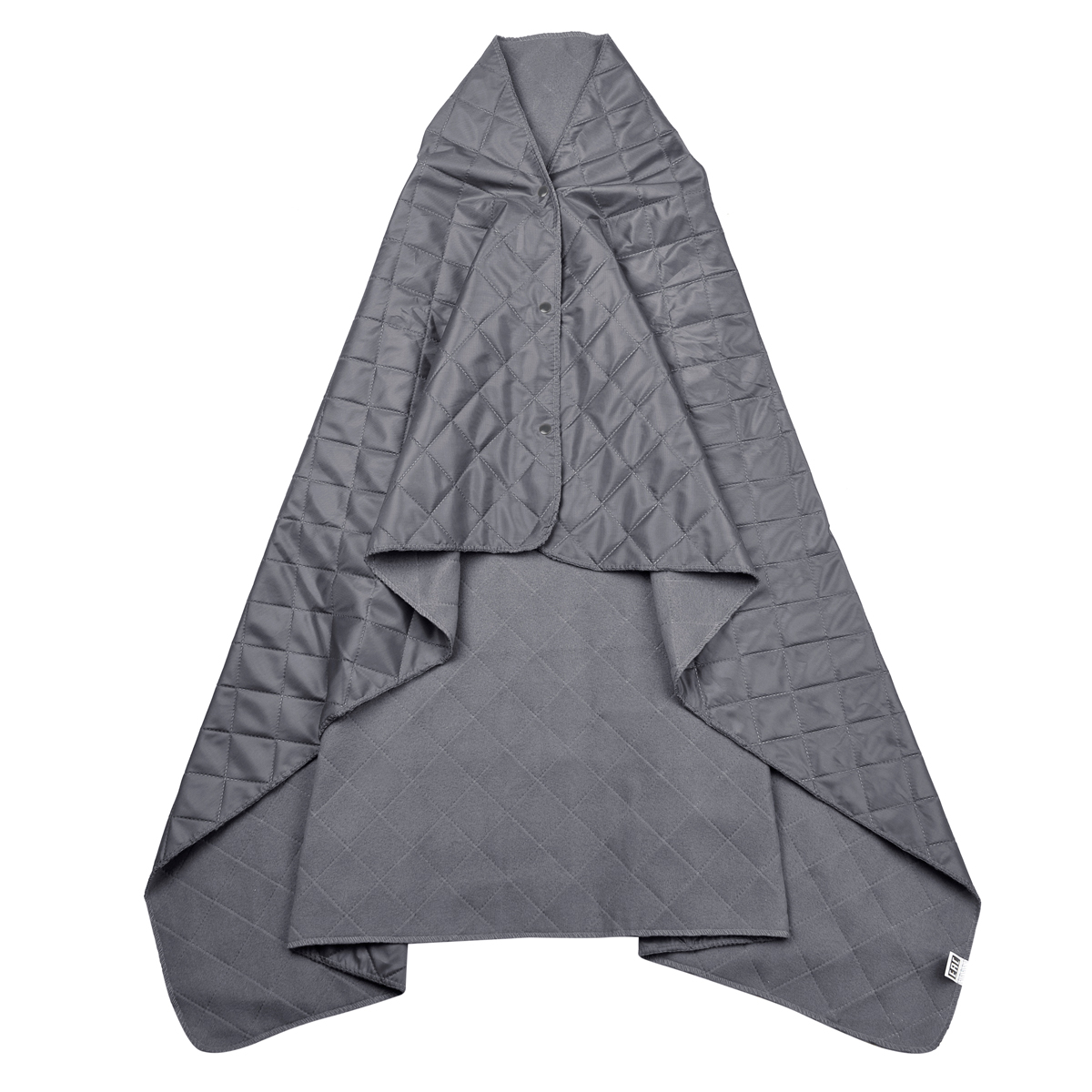 Плед PONCHO, Тёмно-серый-0