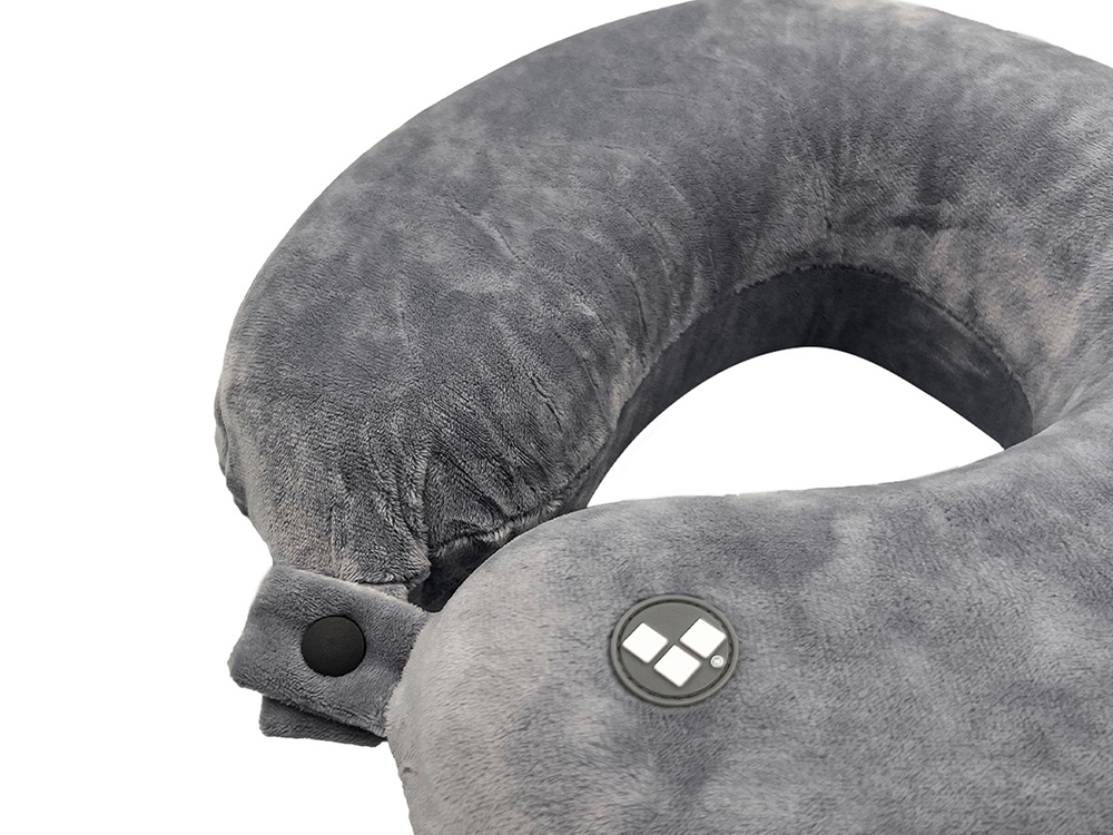 Подушка для путешествий с эффектом памяти Мемо Drowsy Grey-3